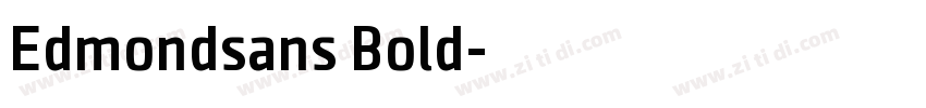 Edmondsans Bold字体转换 Edmondsans Bold字体转换